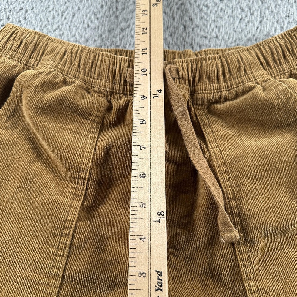Katin Corduroy Shorts Mens S Brown Elastic Drawstring Pockets Casual Beach - Picture 5 of 10